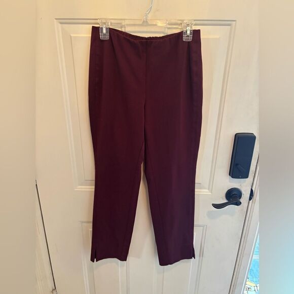 J. Jill Purple Slim Ponte Pants size S - Picture 2 of 5